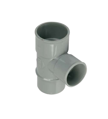 Pvc T stuk 2m/spie 110*110mm 90 gr. - afb. 1