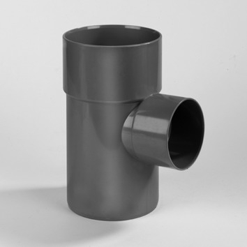 Pvc T stuk 2m/spie 50*40mm 90 gr. - afb. 1