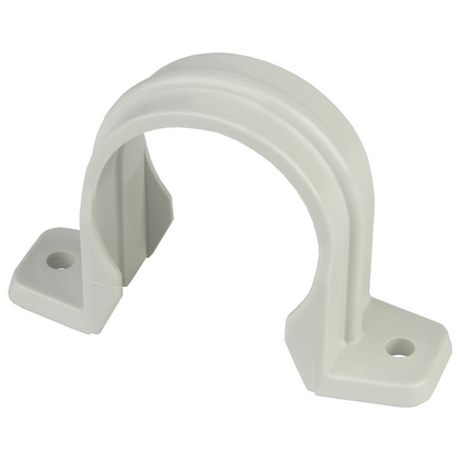 Pvc zadel 40mm wit - afb. 1