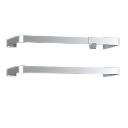 Radiator E-Comfort Icon Alu 2 handdoekdragers met haak DRL - afb. 1