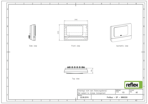 Reflex busmoduul Profibus-DP tbv Reflex - afb. 3