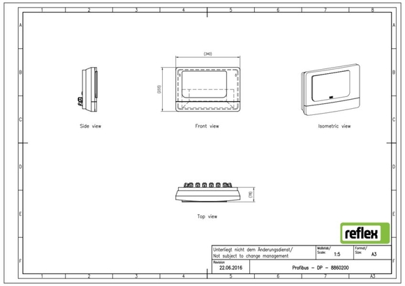 Reflex busmoduul Profibus-DP tbv Reflex - afb. 3
