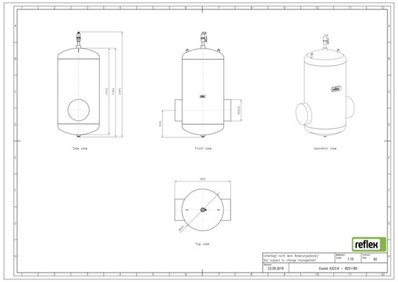 Reflex exair lucht DN 323.9 lasaansluiti - afb. 5
