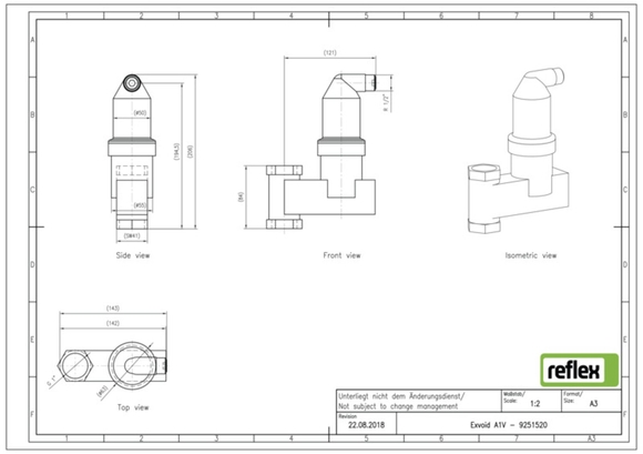 Reflex exair lucht vert.1"bi 9251520 - afb. 4