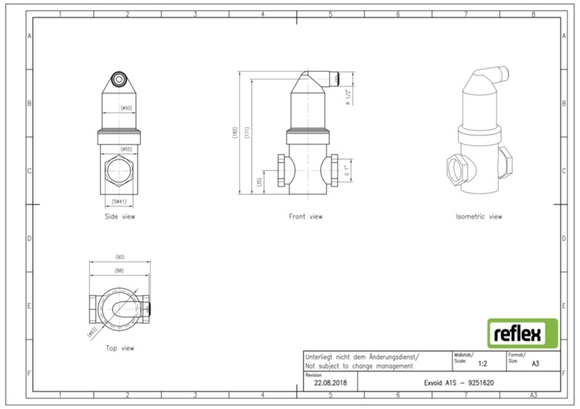 Reflex exair solar 1"bi 9251620 - afb. 4