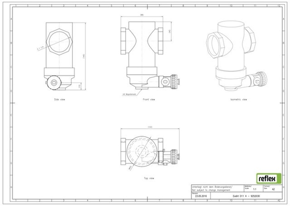 Reflex Exdirt vuil 1.1/4"bi 9252030 - afb. 5