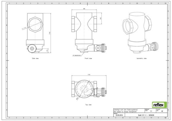Reflex Exdirt vuil 1.1/4"bi 9252030 - afb. 3