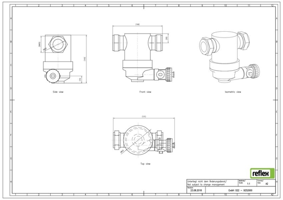 Reflex exdirt vuil 22mm 9252000 - afb. 3