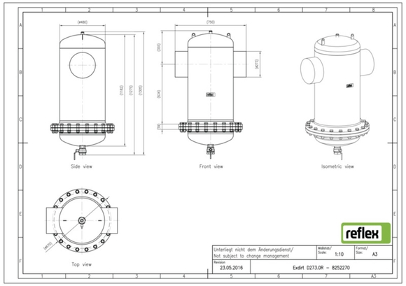 Reflex Exdirt vuil DN 273 R lasaansl.dem - afb. 4