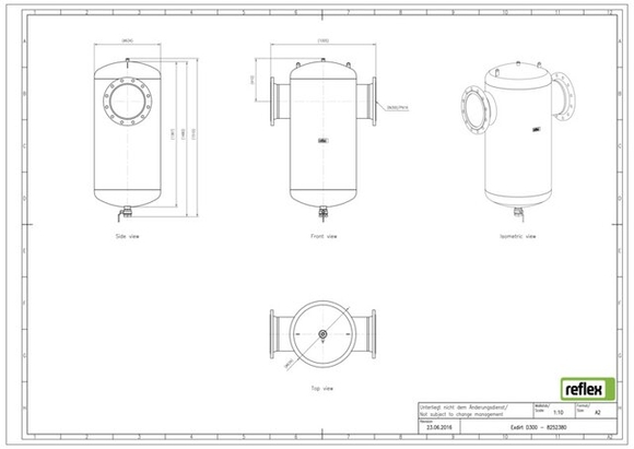 Reflex Exdirt vuil DN 300 flensaansluiti - afb. 3