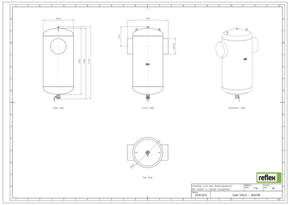 Reflex Exdirt vuil DN 323.9 lasaansluiti - afb. 4