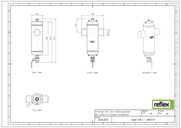 Reflex Exdirt vuil DN 76.1 lasaansluitin - afb. 4