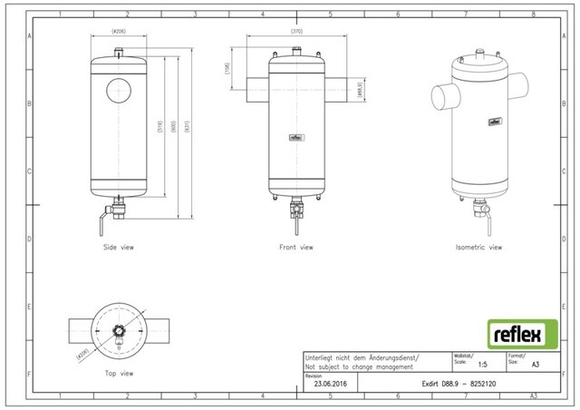 Reflex Exdirt vuil DN 88.9 lasaansluitin - afb. 3