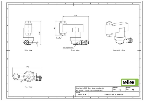 Reflex Exdirt vuil vert.3/4"bi 9252510 - afb. 3