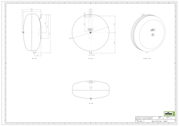 Reflex exp.vat C-DE12 10bar sanitair met - afb. 6