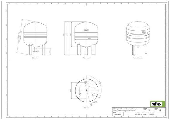 Reflex exp.vat DC50 10bar sanitair compa - afb. 4