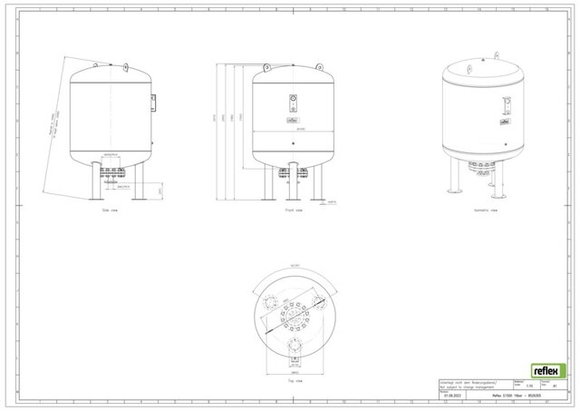 Reflex exp.vat G1500 16bar 3,5 met manom - afb. 3
