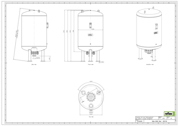 Reflex exp.vat G2000 16bar 3,5 met manom - afb. 3