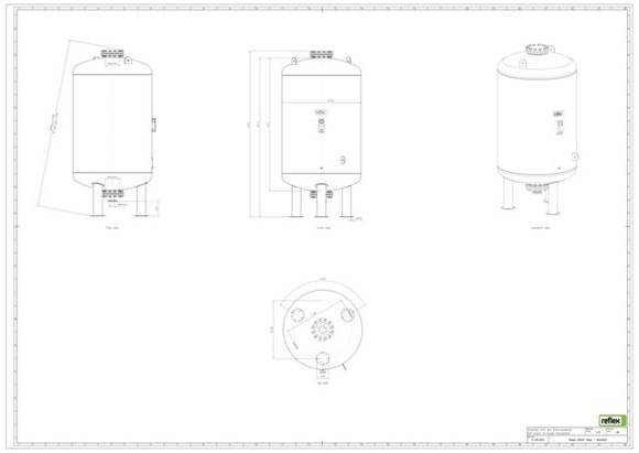 Reflex exp.vat G4000 16bar 3,5 met manom - afb. 3
