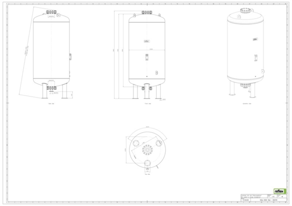 Reflex exp.vat G5000 16bar 3,5 met manom - afb. 3