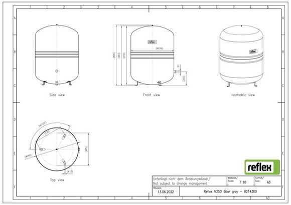 Reflex expansievat 250/1,5 - afb. 3