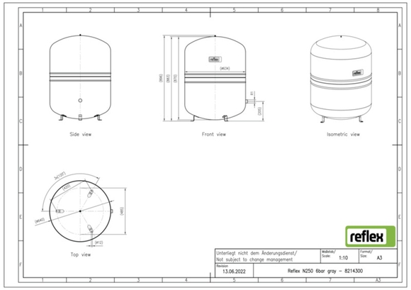 Reflex expansievat 250/1,5 - afb. 4