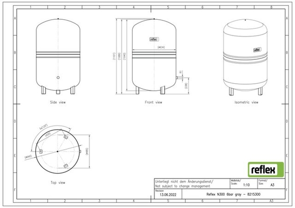 Reflex expansievat 300/1,5 - afb. 3