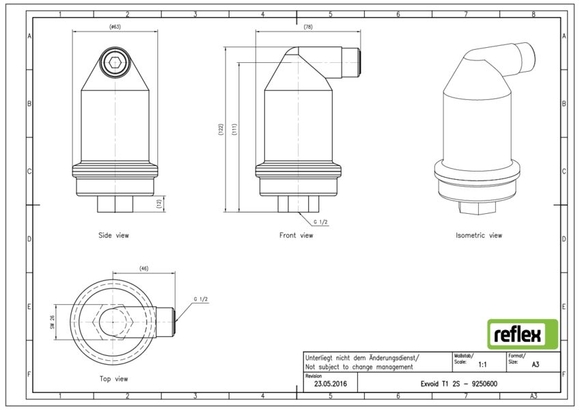 Reflex extop solar autom.ontl. 1/2"bi 92 - afb. 3
