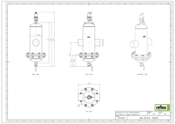 Reflex Extwin lu/vu DN 114.3 R lasaansl. - afb. 5