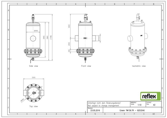 Reflex Extwin lu/vu DN 139.7 R lasaansl. - afb. 5