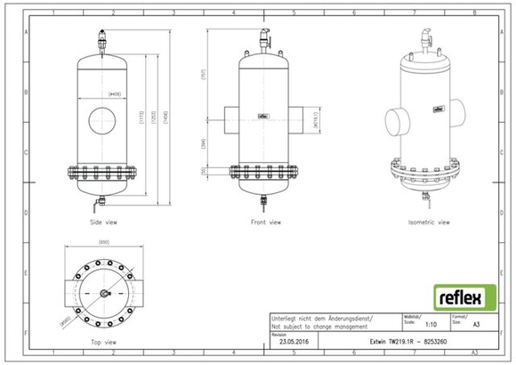 Reflex Extwin lu/vu DN 219.1 R lasaansl. - afb. 5