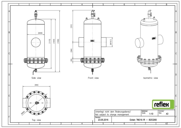 Reflex Extwin lu/vu DN 219.1 R lasaansl. - afb. 3