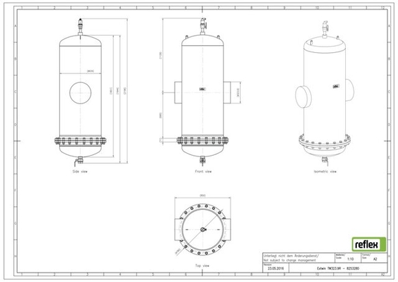 Reflex Extwin lu/vu DN 323.9 R lasaansl. - afb. 5