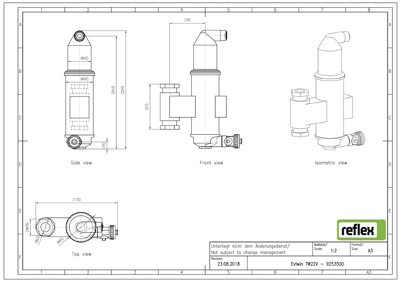 Reflex Extwin lu/vu vert.22mm 9253500 - afb. 6