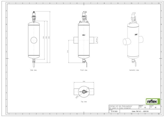 Reflex Extwin lu/vuil DN 114.3 lasaanslu - afb. 7