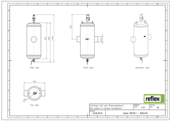 Reflex Extwin lu/vuil DN 139.7 lasaanslu - afb. 5