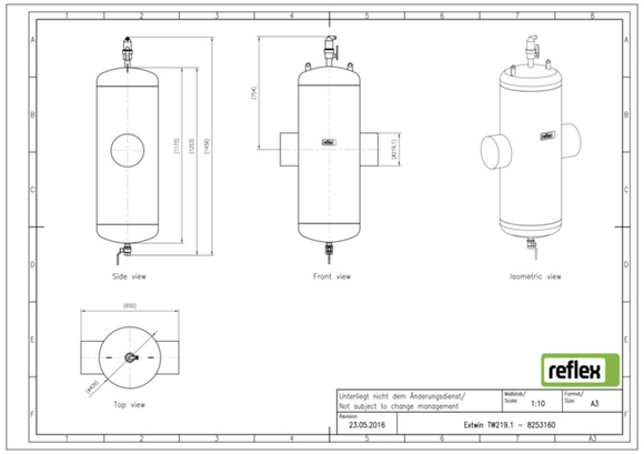 Reflex Extwin lu/vuil DN 219.1 lasaanslu - afb. 6