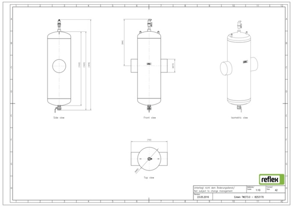 Reflex Extwin lu/vuil DN 273 lasaansluit - afb. 6