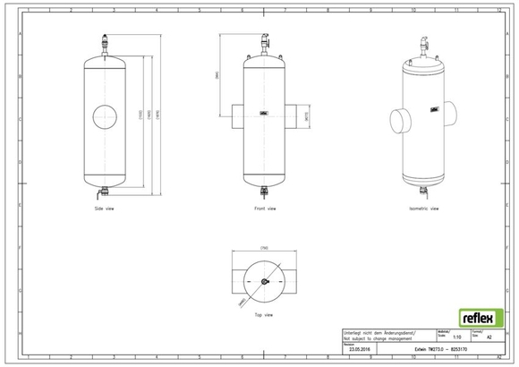 Reflex Extwin lu/vuil DN 273 lasaansluit - afb. 3