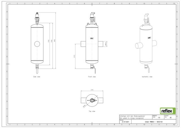 Reflex Extwin lu/vuil DN 88.9 lasaanslui - afb. 5