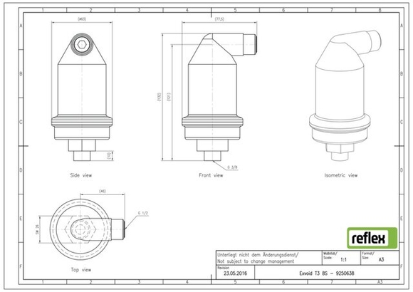 Reflex Exvoid autom.ontluchter Solar 3/8 - afb. 3