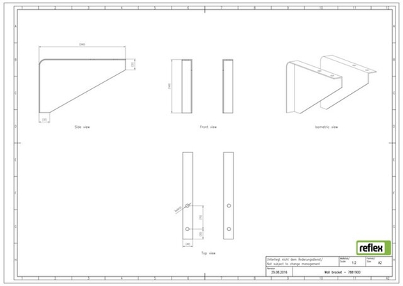 Reflex muurbevestiging tbv RS-besturings - afb. 3