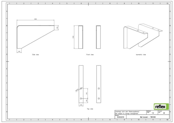 Reflex muurbevestiging tbv RS-besturings - afb. 3