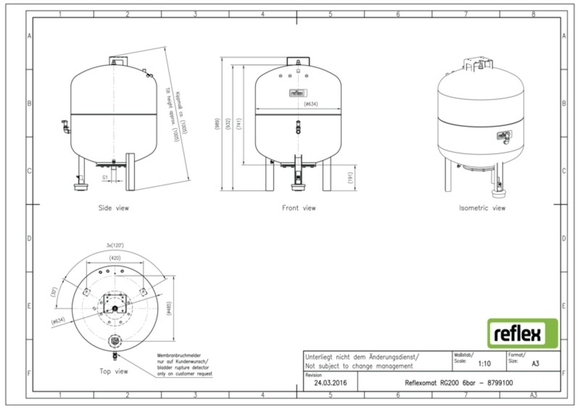 Reflexomat RG200 6bar basisvat gr - afb. 9
