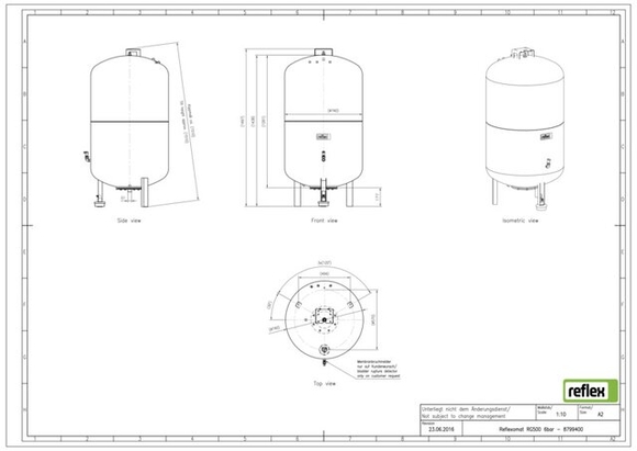 Reflexomat RG500 6bar basisvat gr - afb. 7
