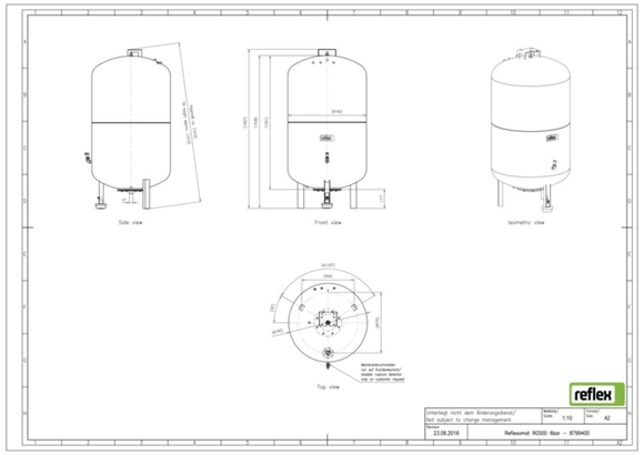 Reflexomat RG500 6bar basisvat gr - afb. 8