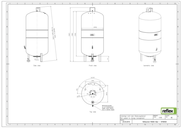 Reflexomat RG600 6bar basisvat gr - afb. 8