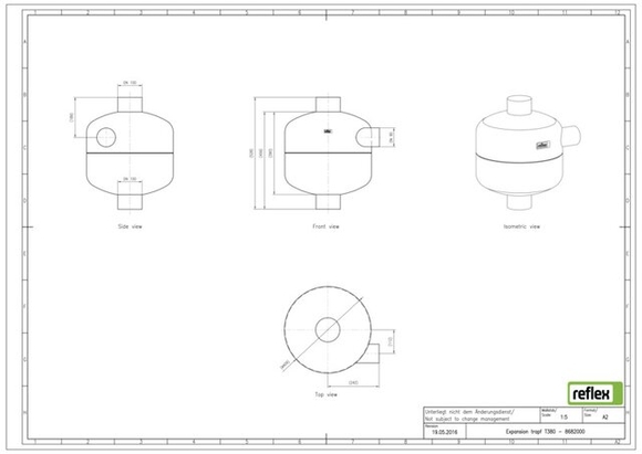 Reflex T380 drukbreekfles grijs 8682000 - afb. 3