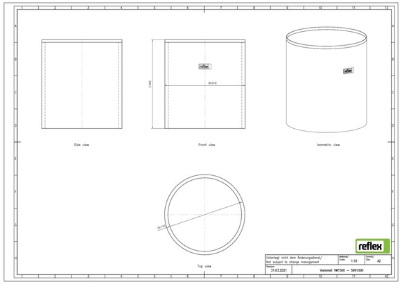 Reflex thermische isolatie VW 1500 tbv b - afb. 3