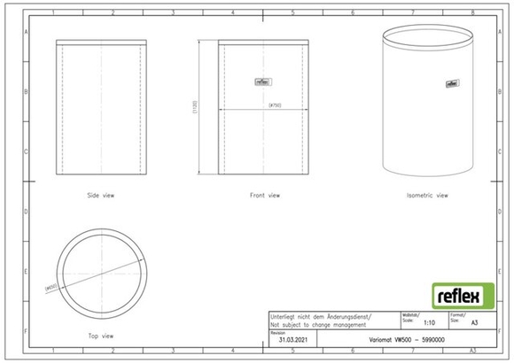 Reflex thermische isolatie VW 500 tbv ba - afb. 3